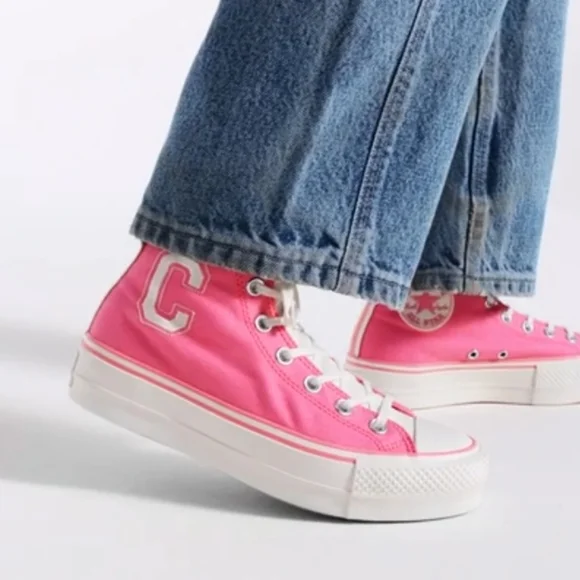 ⚫️  Converse Chuck Taylor All Star Lift  Retro Varsity Shoes Women - Picture 4 of 15